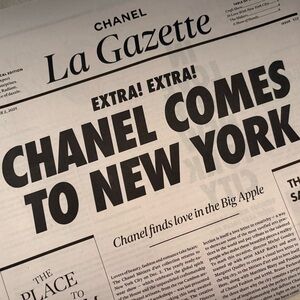 RARE Chanel Newspaper La Gazette / Issue XIX